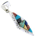 Multicolor Sterling Silver Pendant Jewelry JW66409